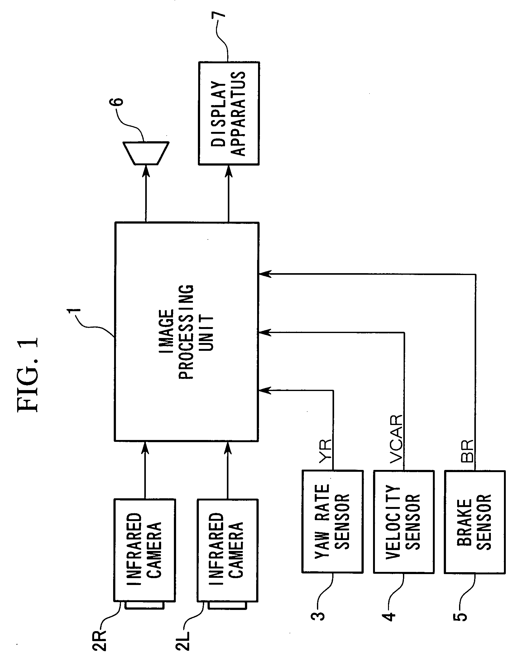 Vehicle zone monitoring apparatus