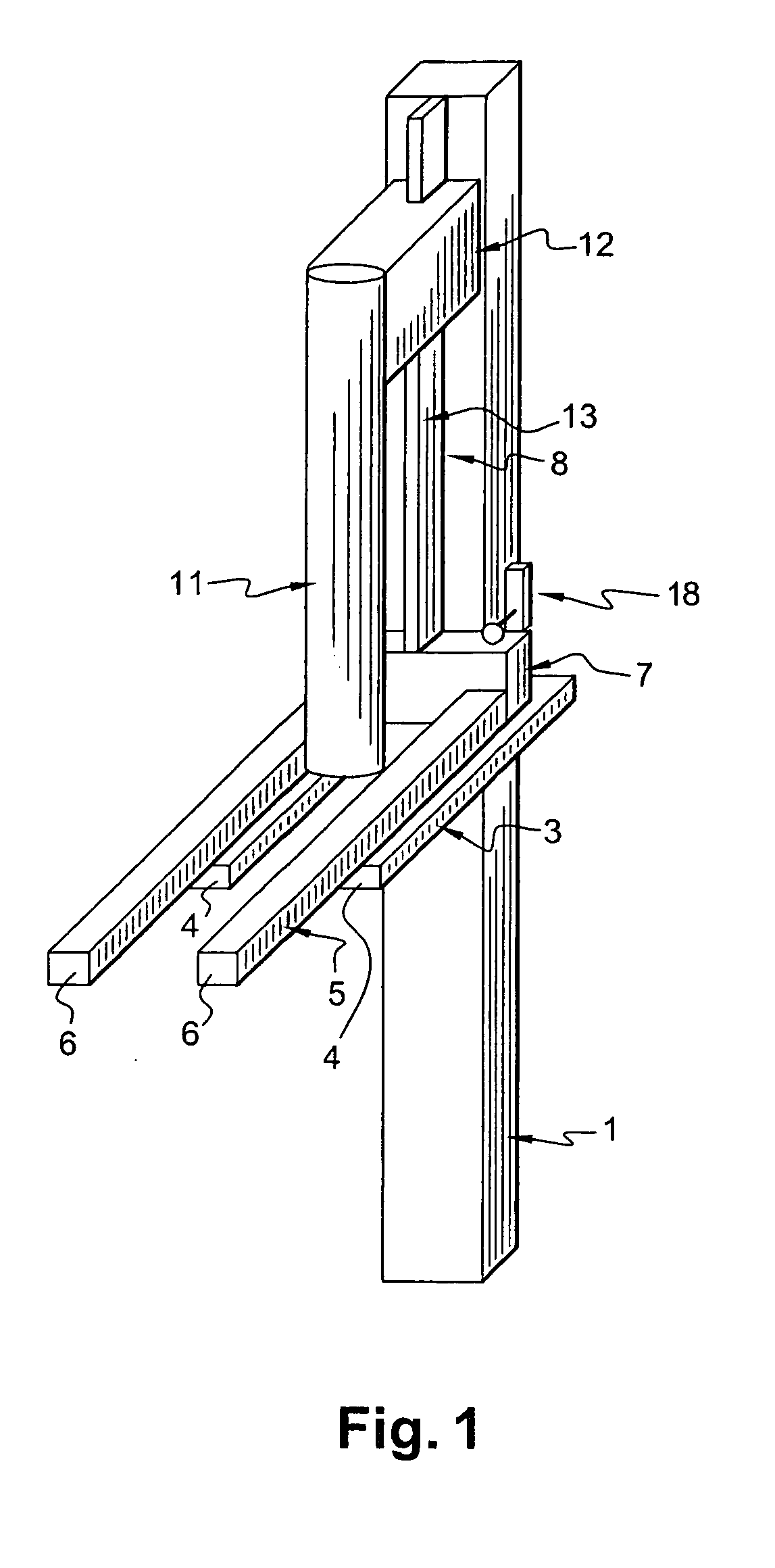 Device for automatically mounting and dismantling tools on a robot