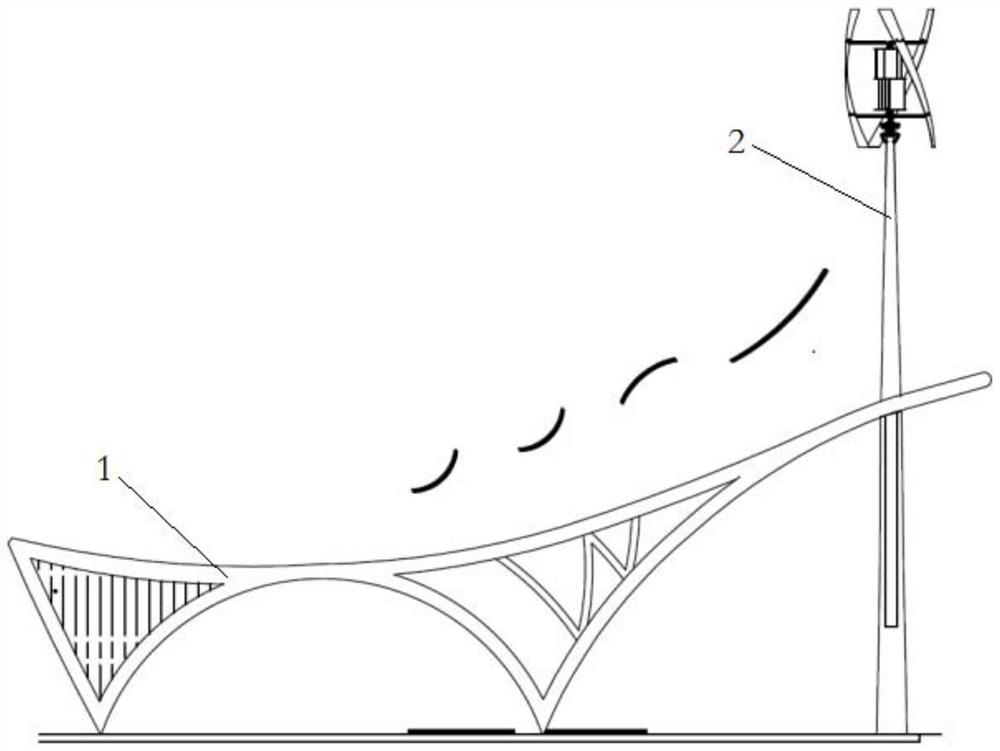 Wind-solar integrated power generation system