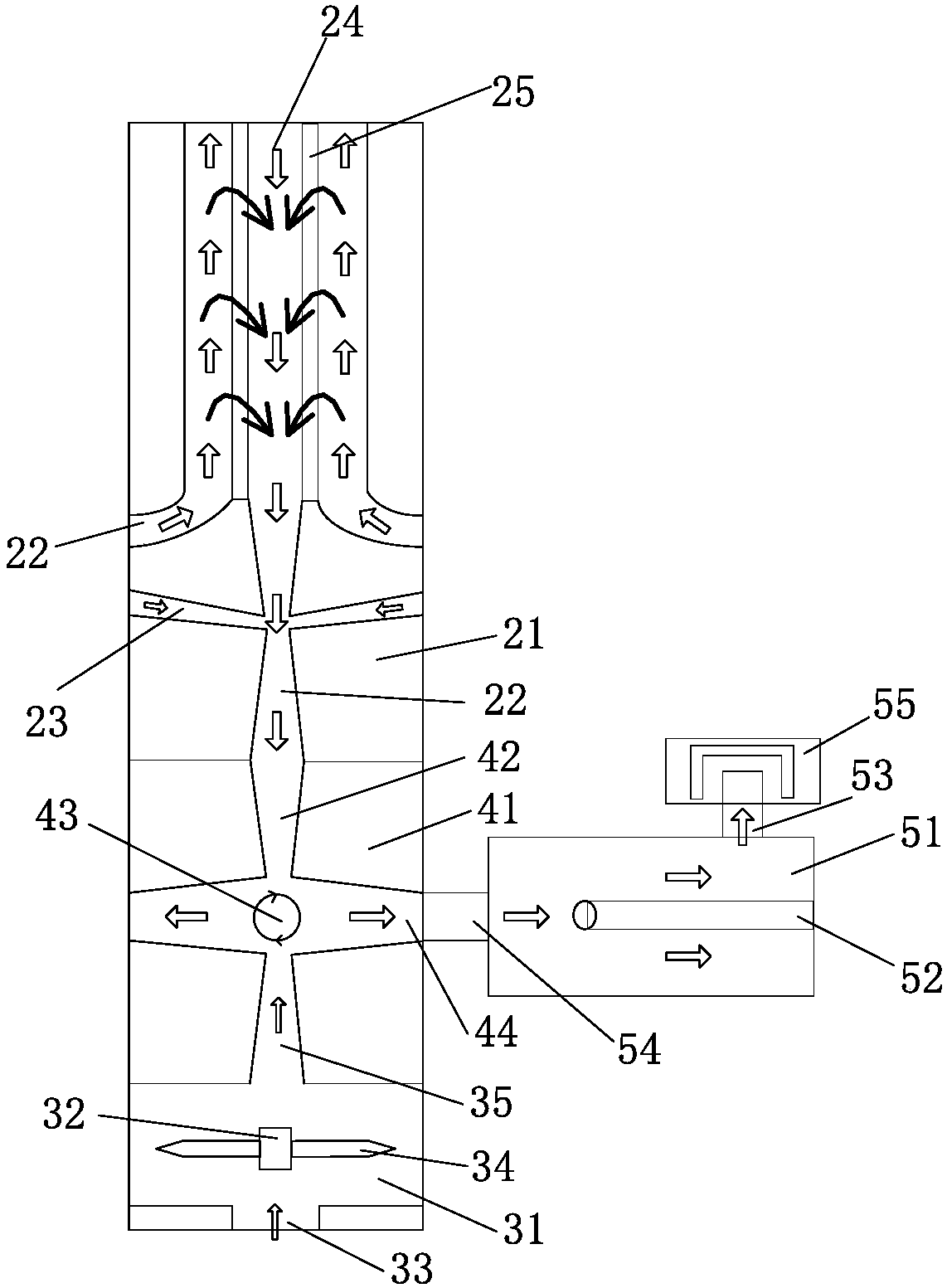 Portable sampling and measuring system for particles discharged by mobile pollution source, and method thereof