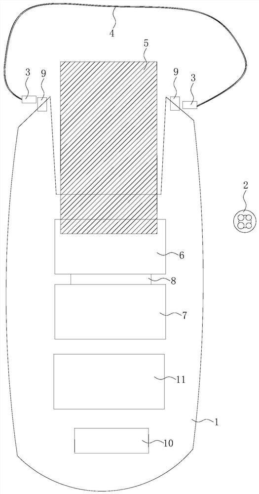 Water surface garbage cleaning ship and garbage cleaning method