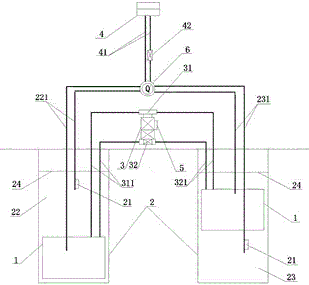 Double-water-source heat pump system