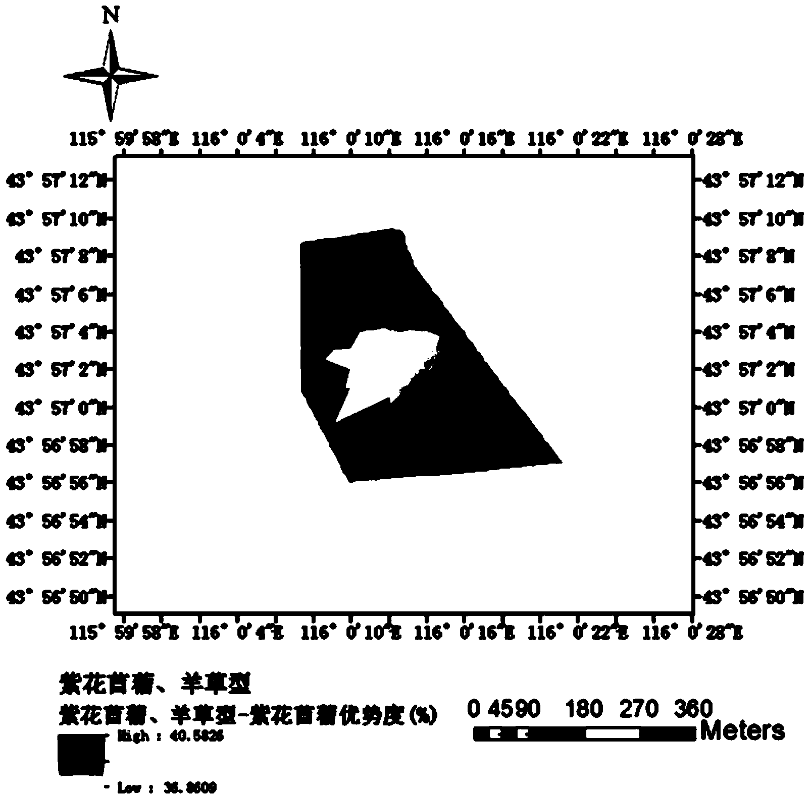 Method for building and digitally expressing grassland vegetation subtypes