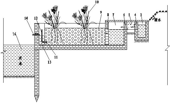 A non-powered riverside water ecological maintenance and purification treatment system