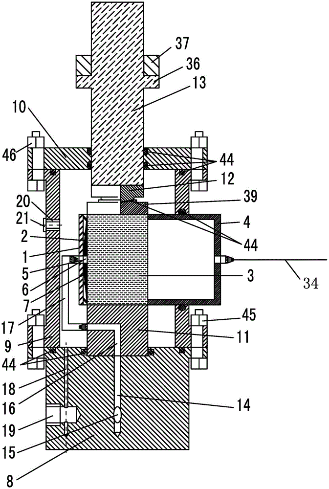 A test system and method for coal permeability characteristics