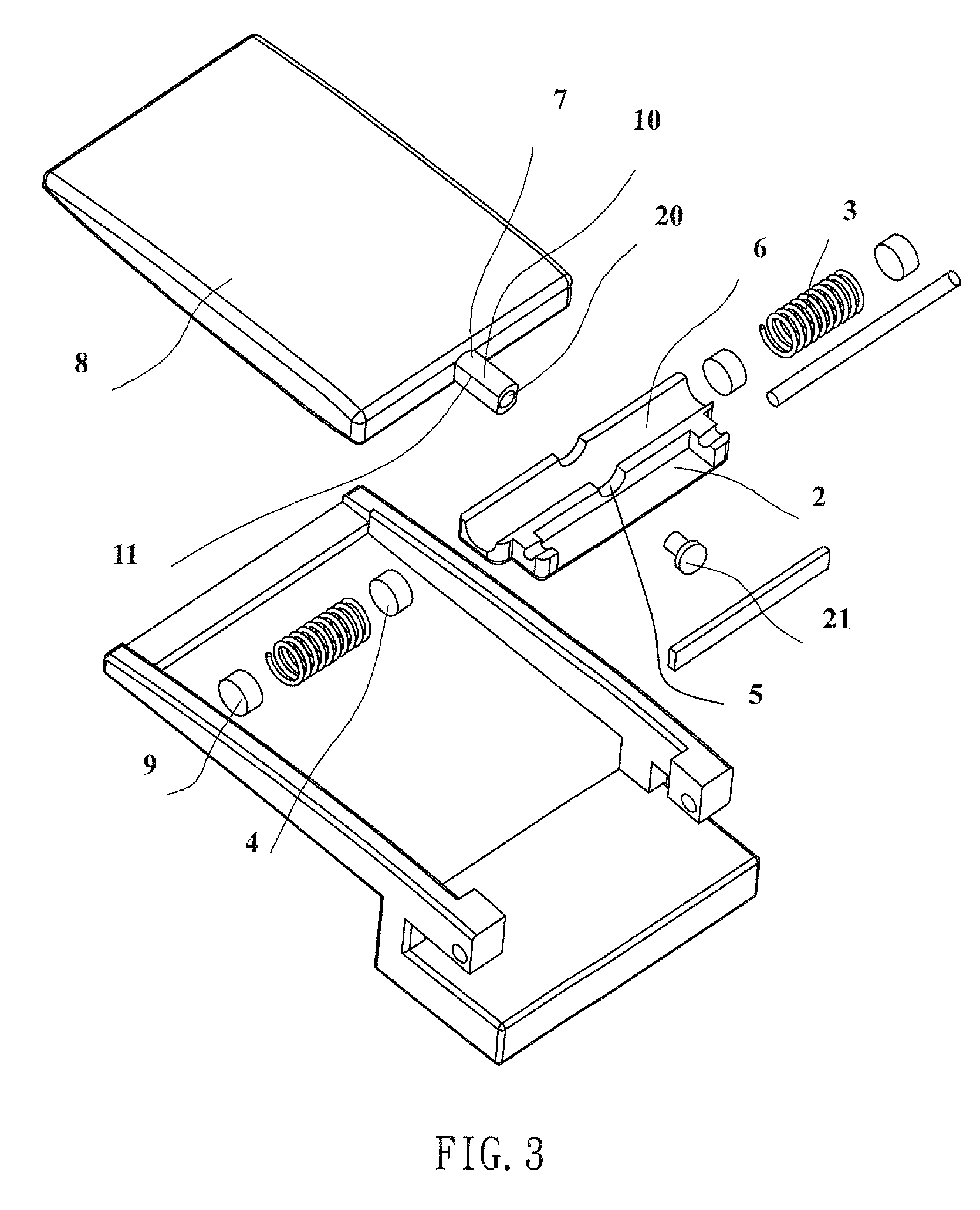 Resilient rotation buckle