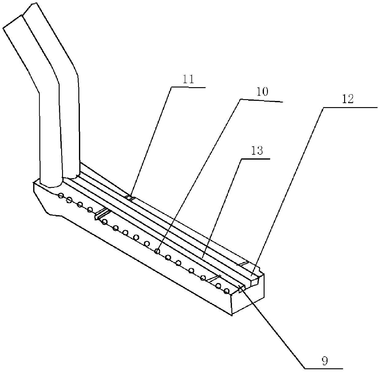 Chromium fog waste gas recovery treatment device