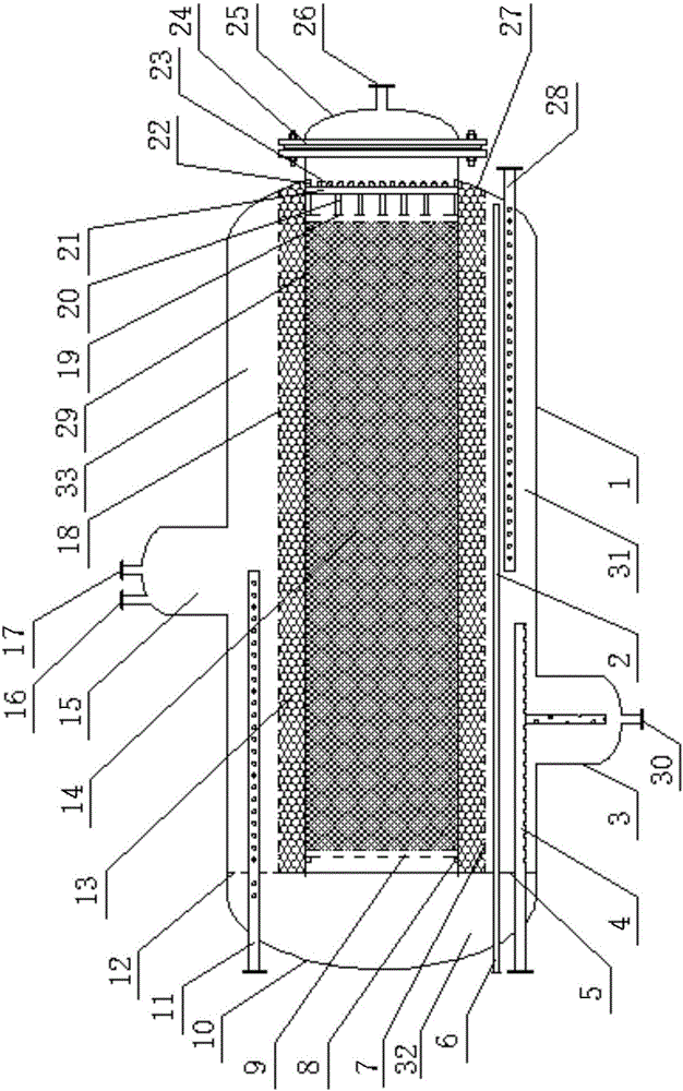 Embedded oil-water separator