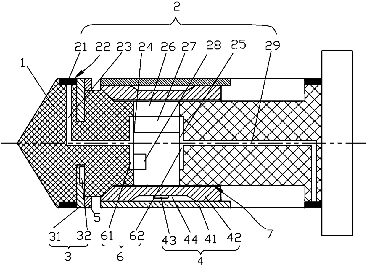 Cone penetration test probe suitable for use in deep sea