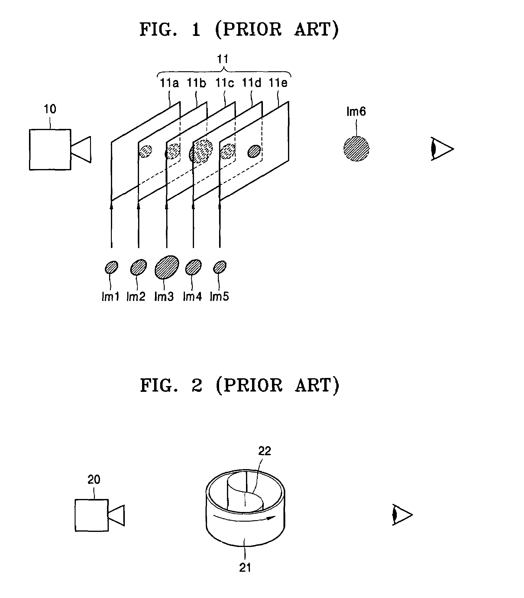 Volumetric three-dimensional (3D) display system using transparent flexible display panels