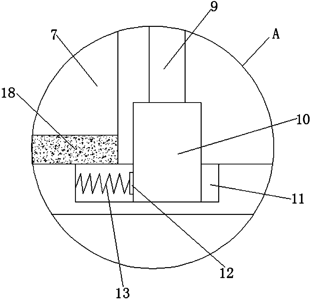 Low-voltage electric appliance junction box device capable of being conveniently detached