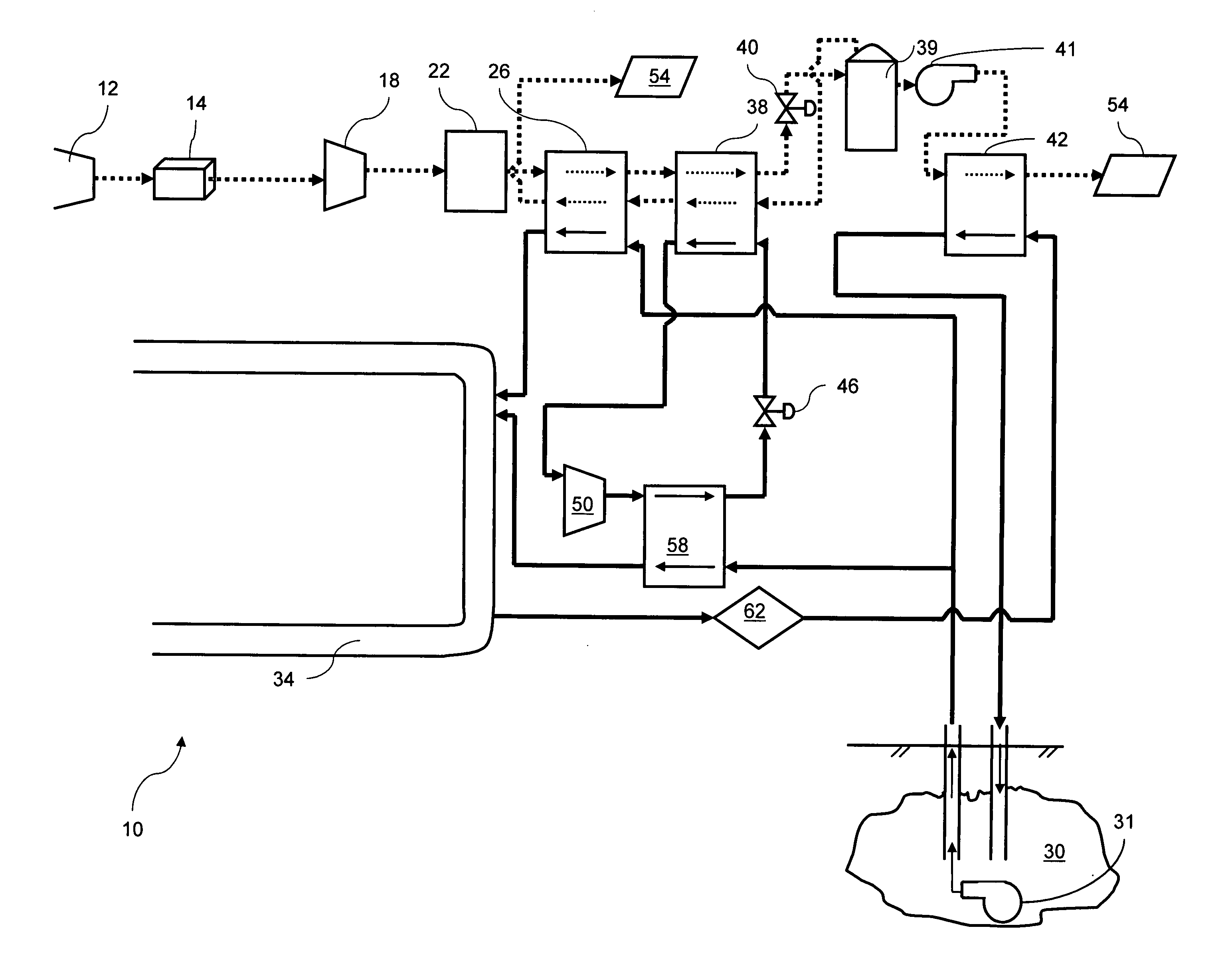 System and method for cold recovery