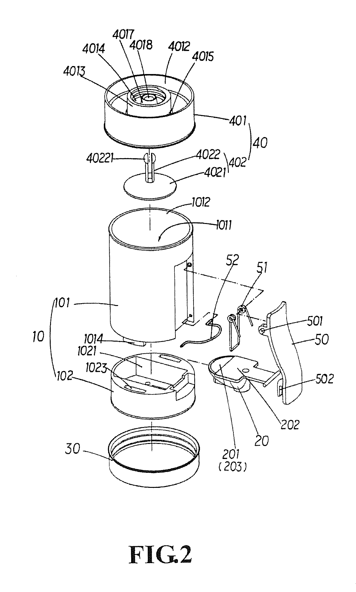 Containing device