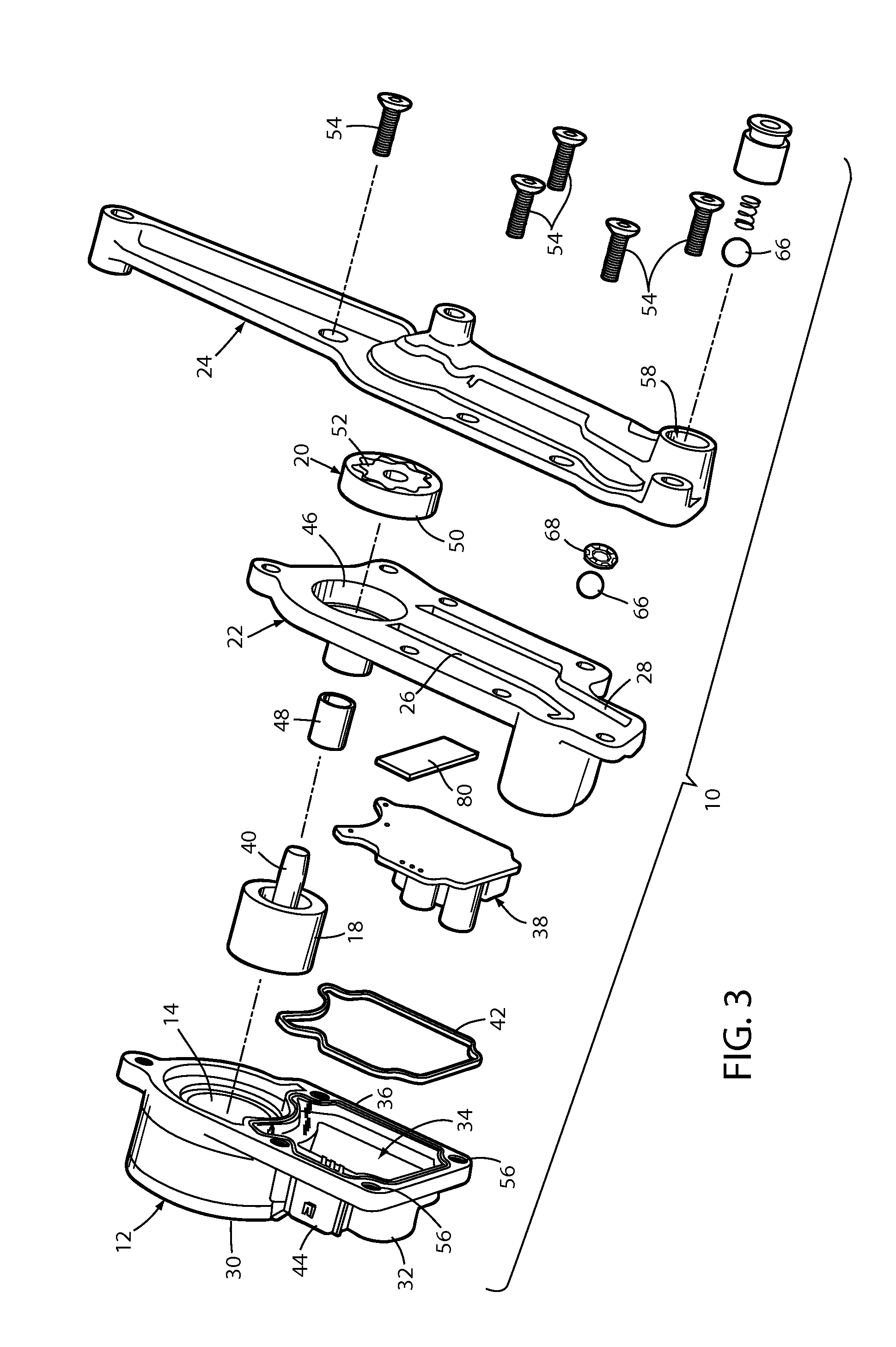 Submersible transmission fluid pump assembly