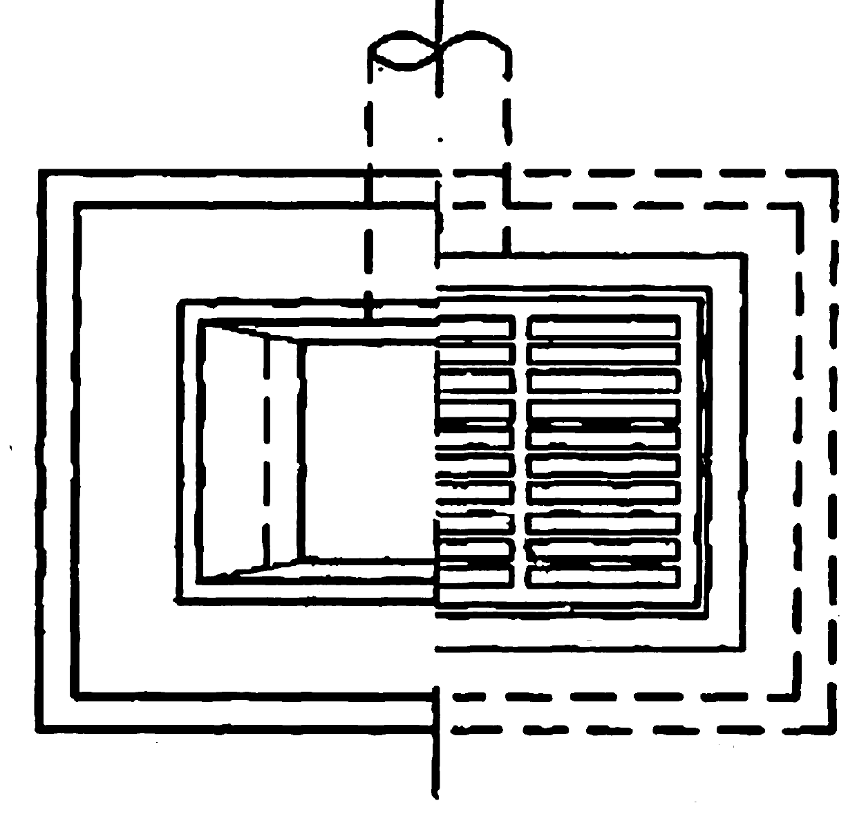 Efficient pollutant intercepting device for gutter inlet