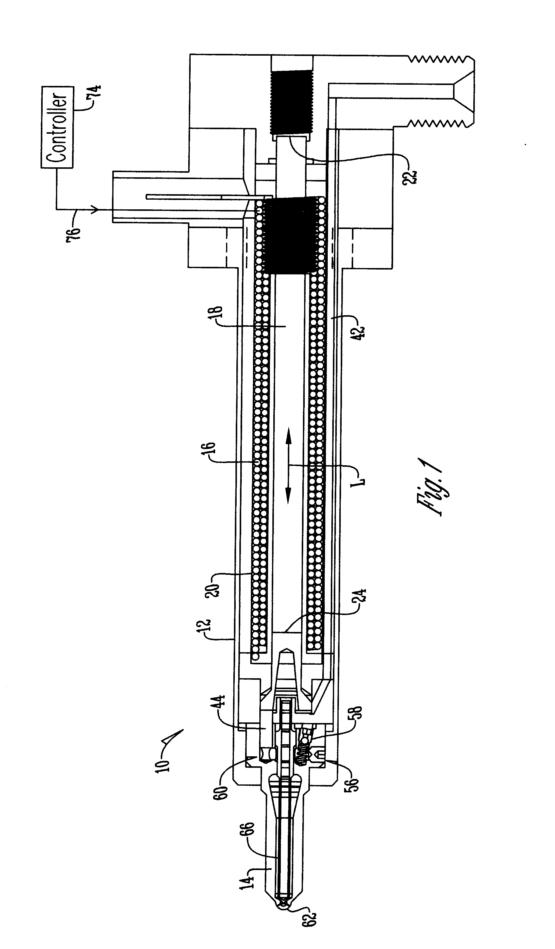 Programmable diesel fuel injector