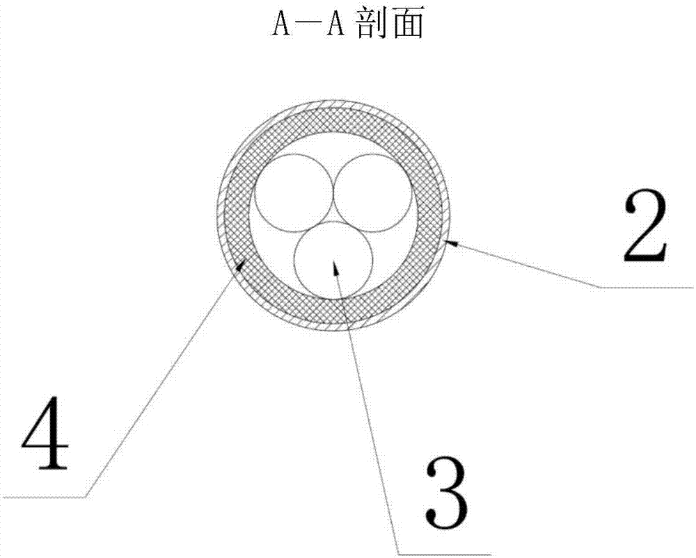 Anti-icing cylindrical pressure probe