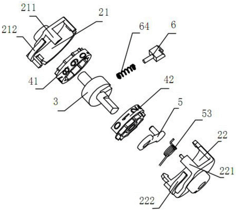 A counting device for titanium clamp and continuous titanium clamp using the counting device