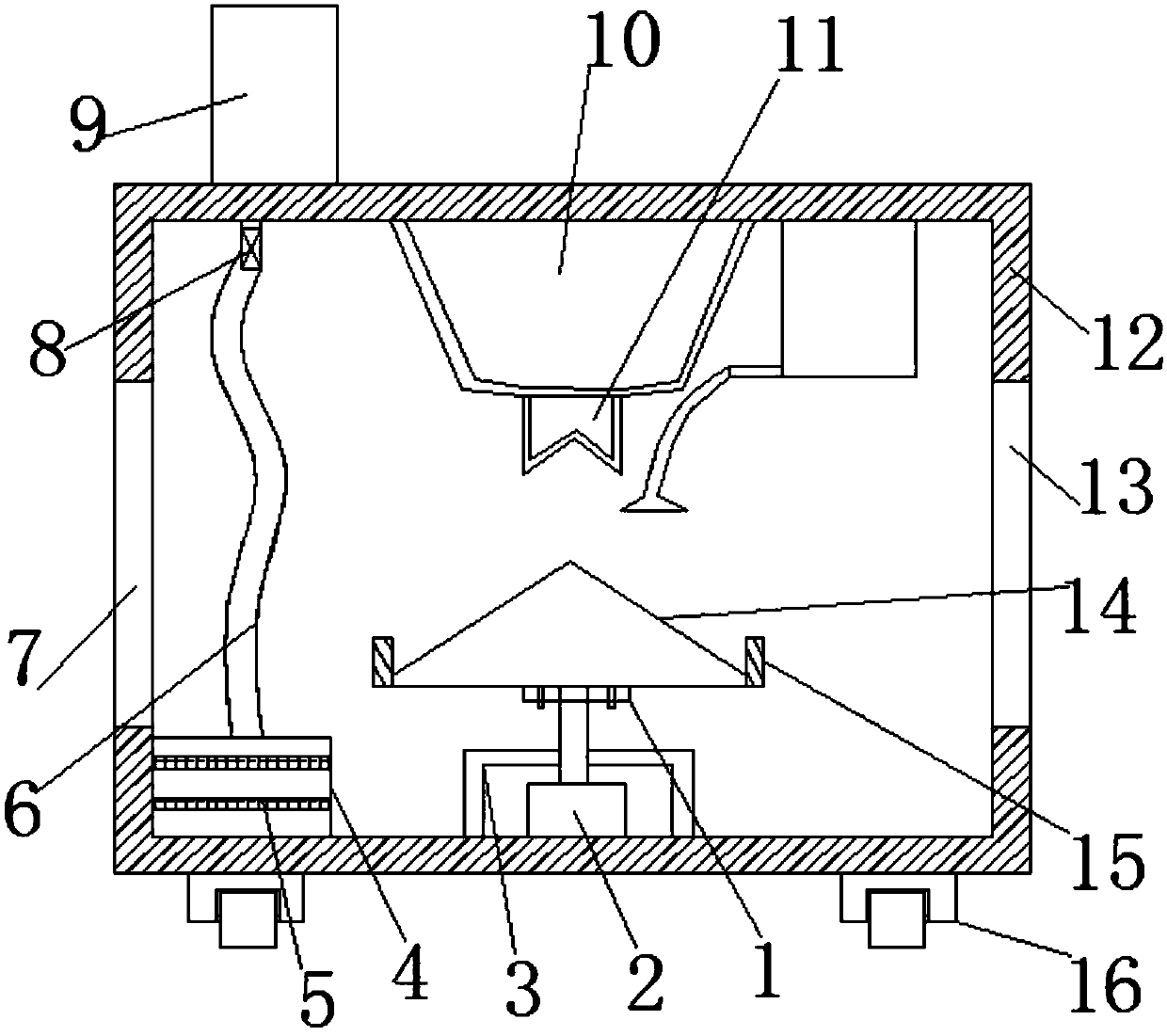 Bee feeding device for artificial beekeeping