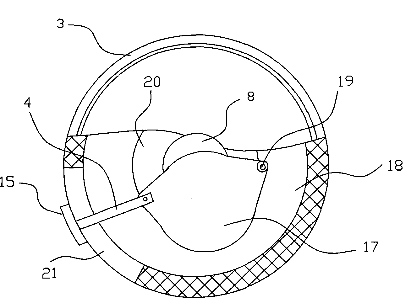 Tea cup with tea separation function