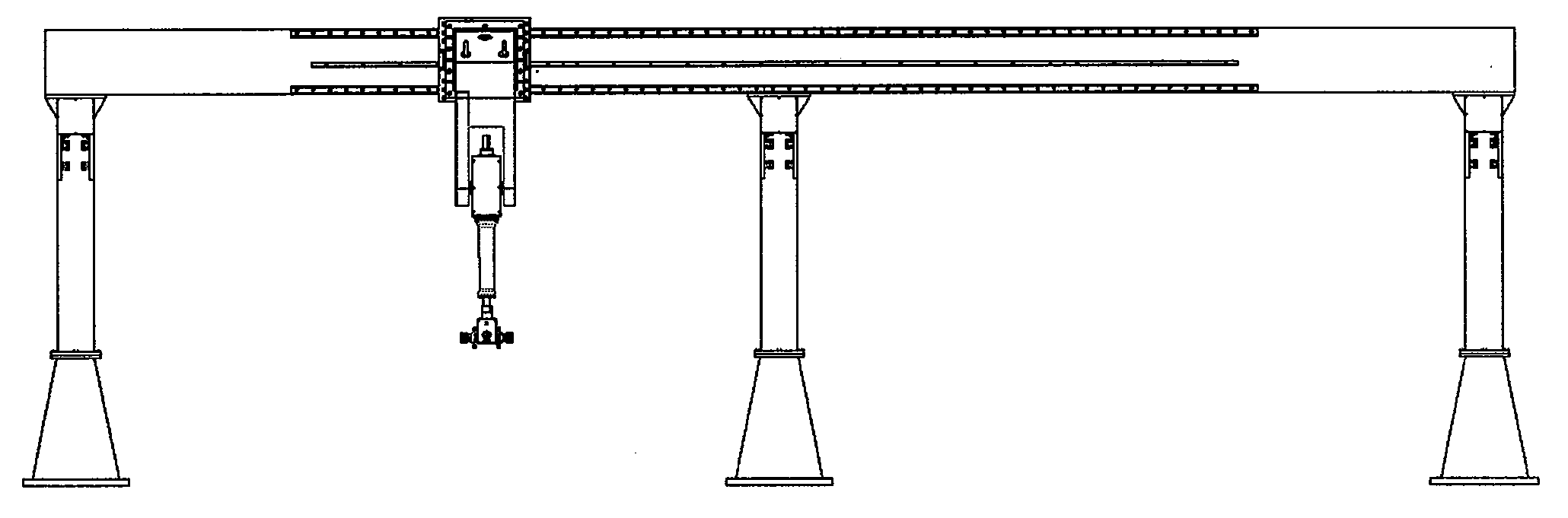 Four-coordinate automatic loading-unloading robot