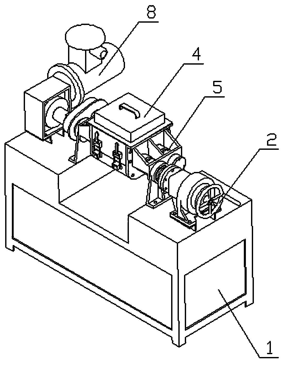 Wet mixing machine capable of facilitating material clearing for chemicals