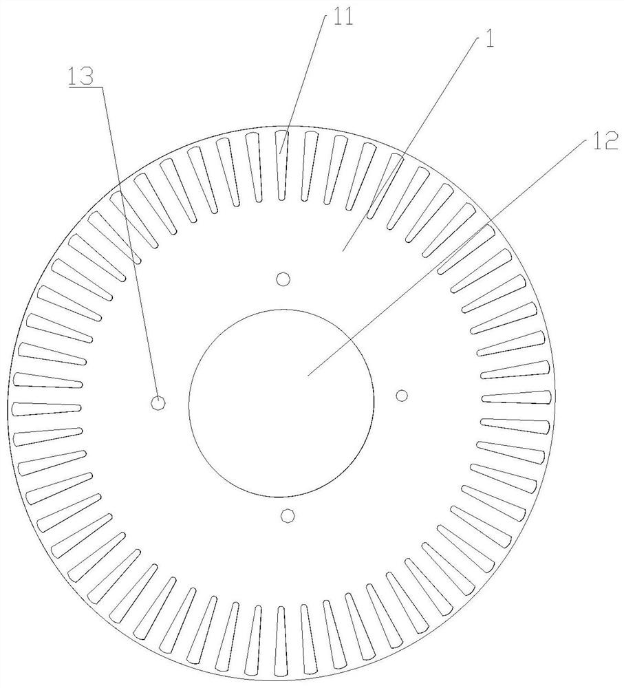 Motor and rotor core thereof