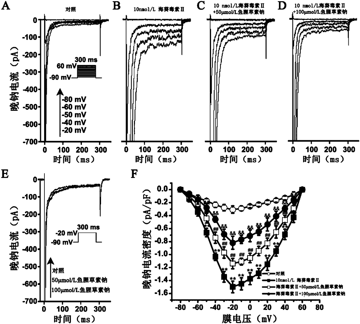 Application of sodium houttuyfonate to preparation of medicament for treating heart failure and/or arrhythmia