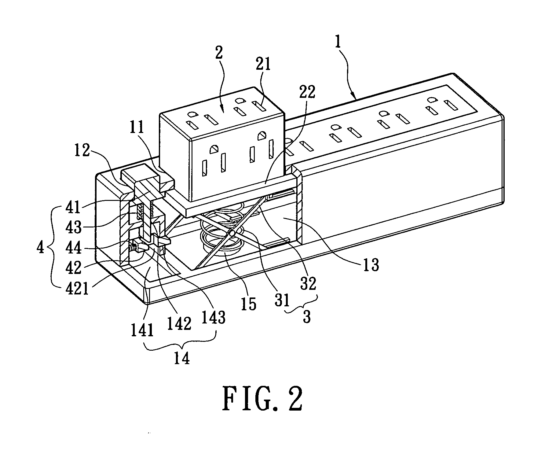 Surge protector with spatial variation