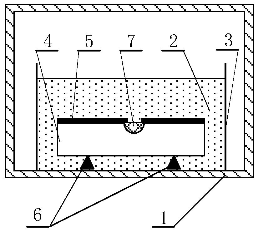 Continuous production method of voltage sectional type glass-based buried optical waveguide