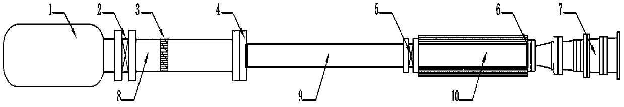 A wide Mach number high enthalpy tube wind tunnel driving tube body