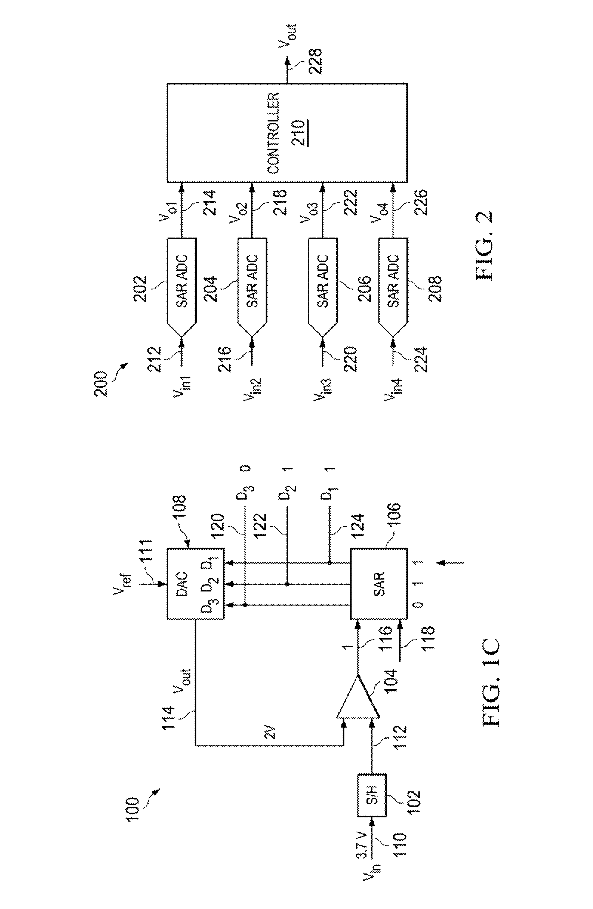 System and method for multi channel sampling SAR ADC