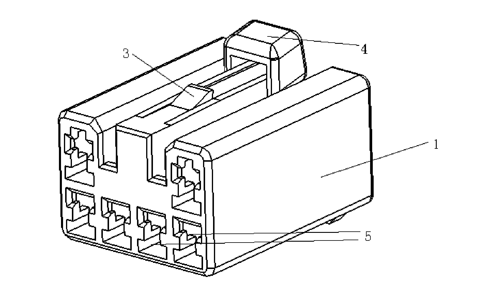 Plastic plug with short circuit ring function