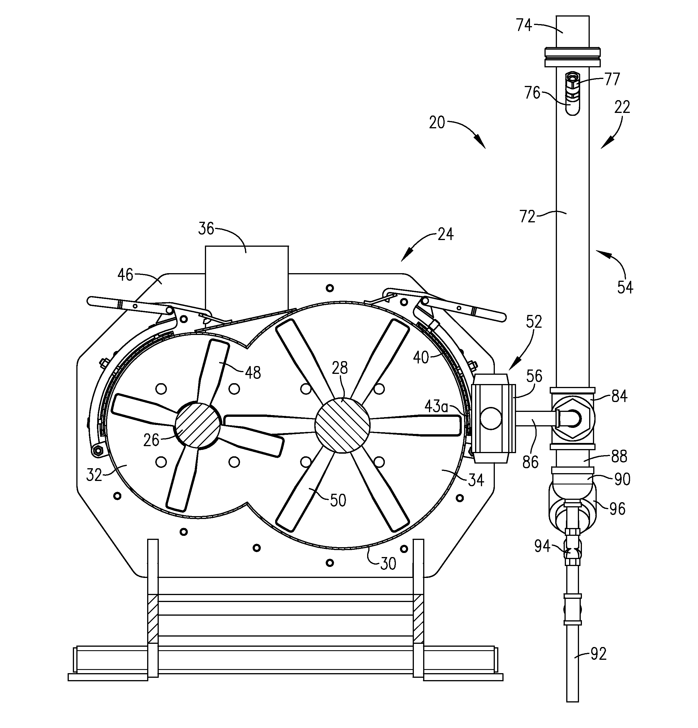 Steam/water static mixer injector for extrusion equipment