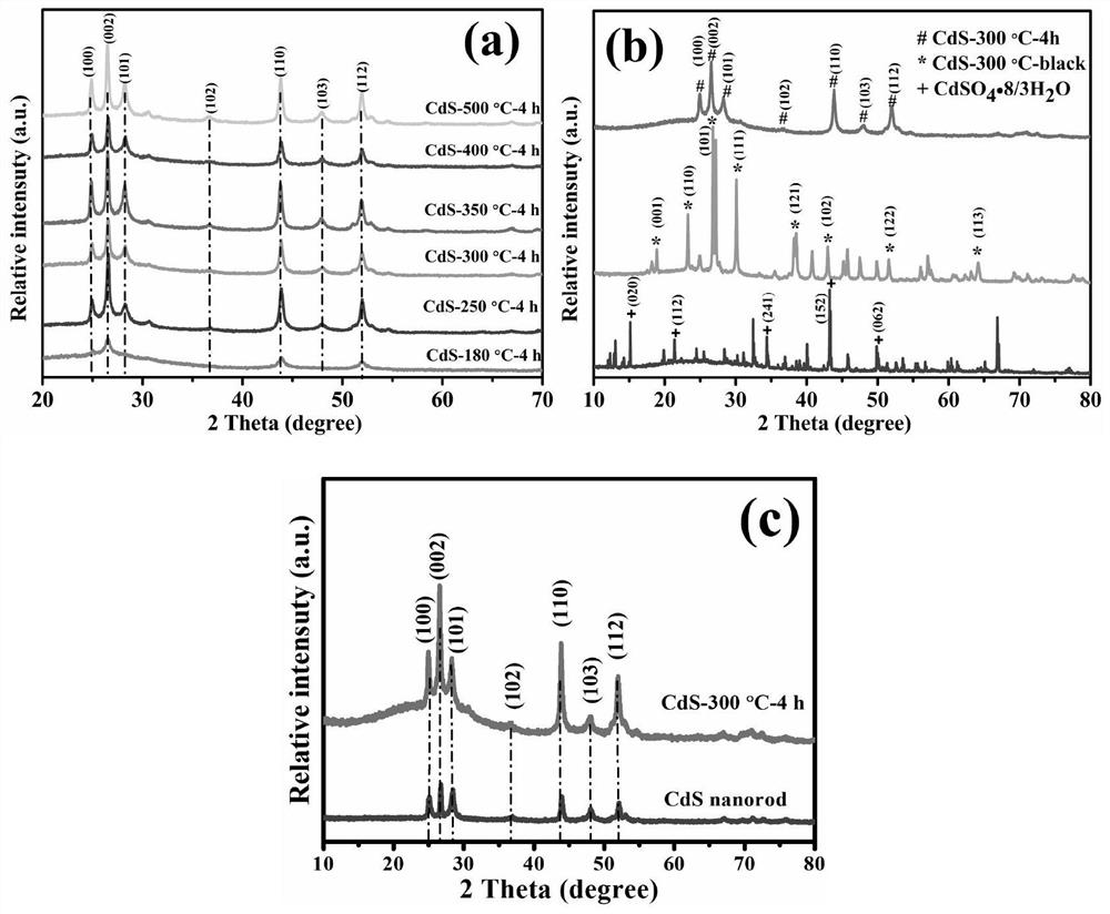 A kind of preparation method and application of cadmium sulfide nanosheet