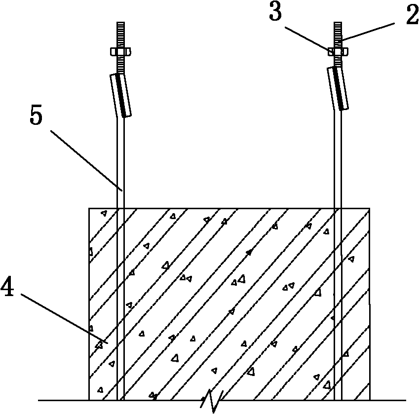 Embedding accuracy control construction method for embedded part of overlong equipment foundation platform