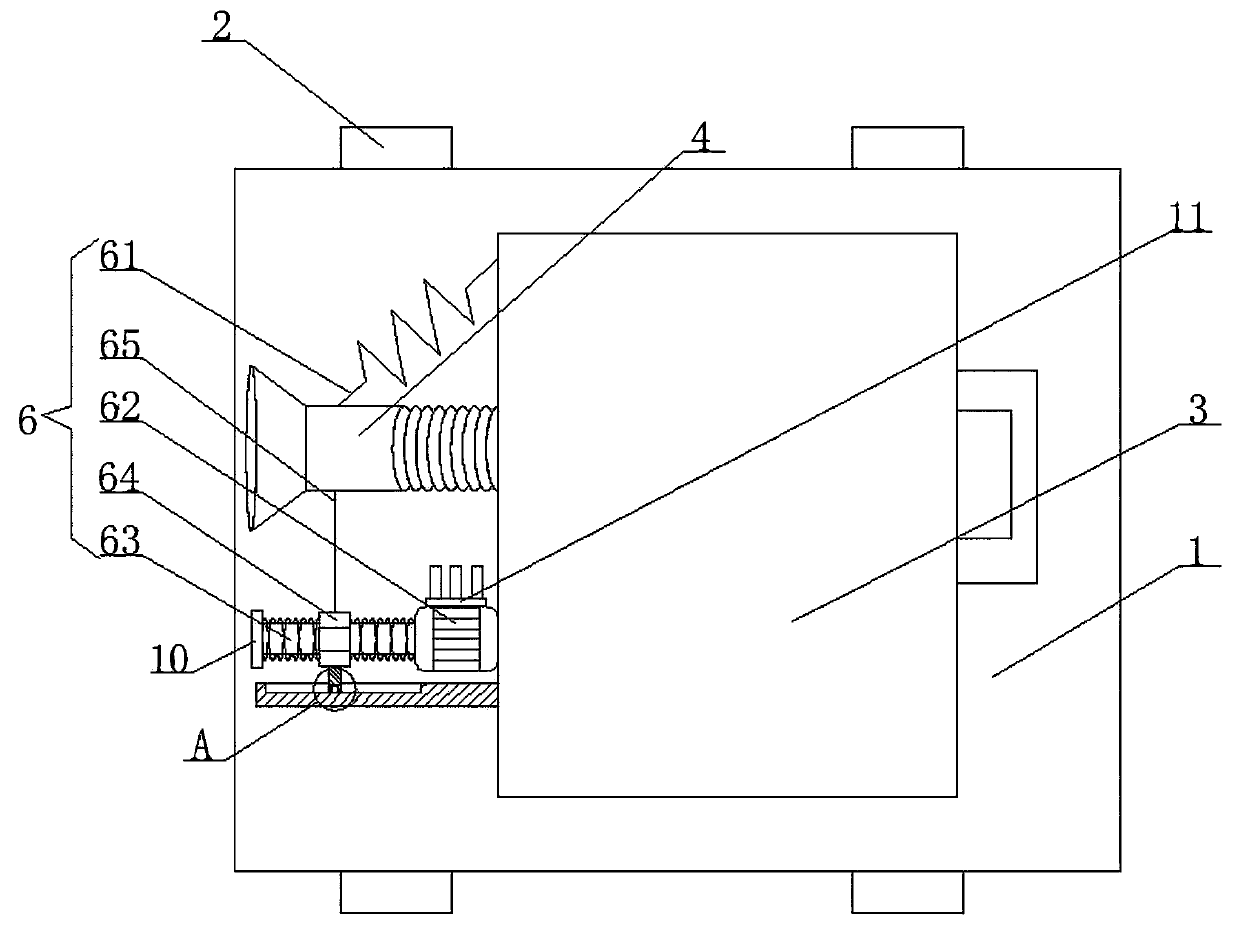 Greenhouse snow blower capable of quickly removing snow in large area