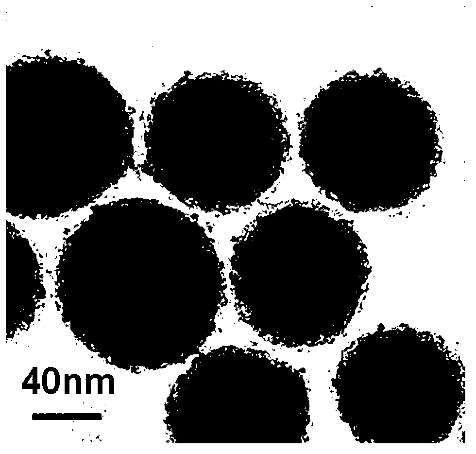 High-brightness non-toxic fluorescent quantum dot nanometer composite probe and preparation method thereof