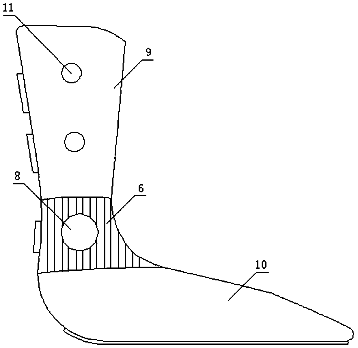 Orthopedic ankle rehabilitation device