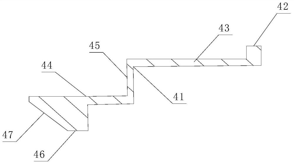 Self-locking hook of unmanned aerial vehicle rescue equipment for power transmission line