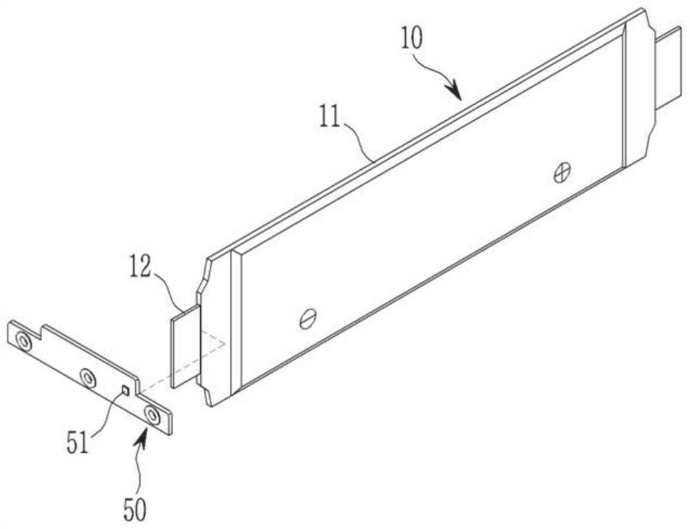 Device for detecting thermal runaway of electric vehicle battery