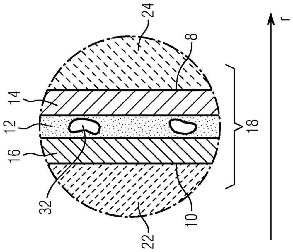 Interruption unit having vacuum tube and insulating housing