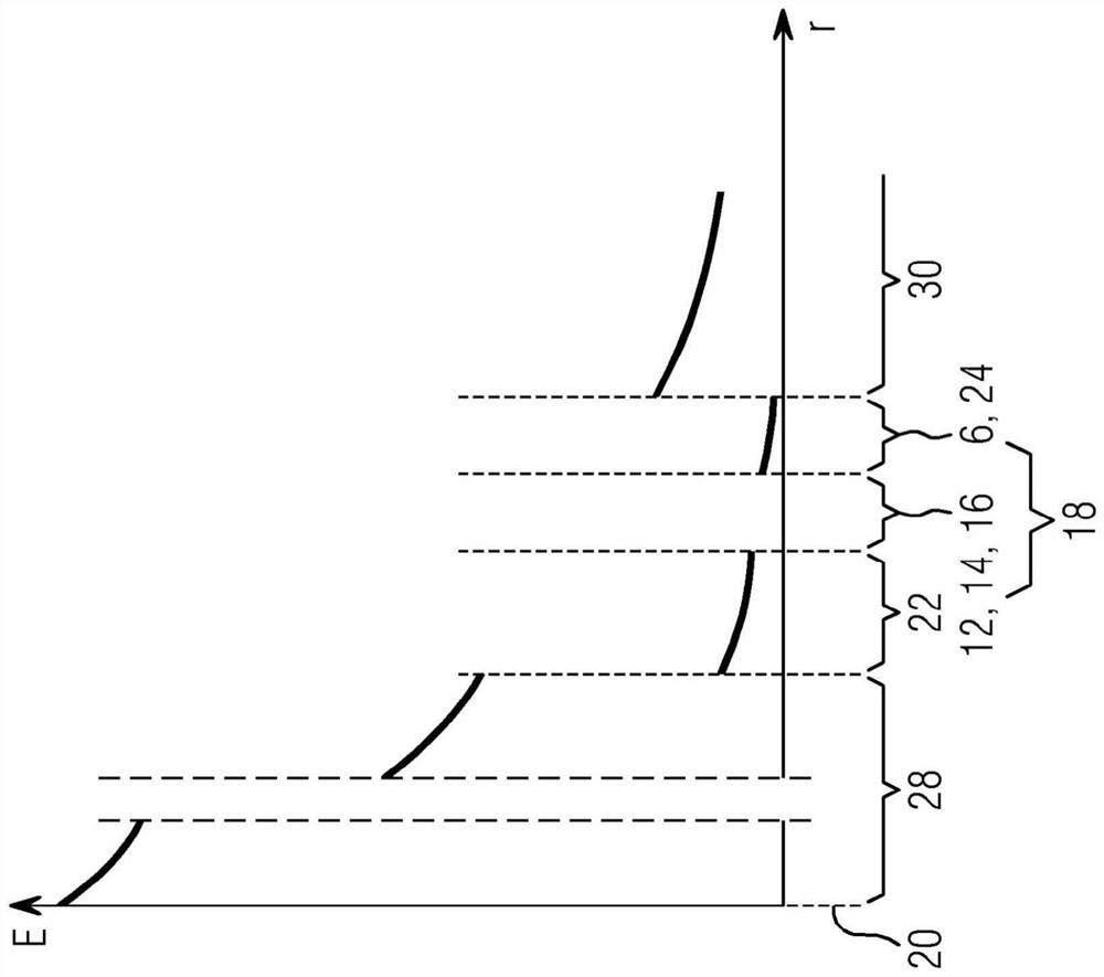 Interruption unit having vacuum tube and insulating housing