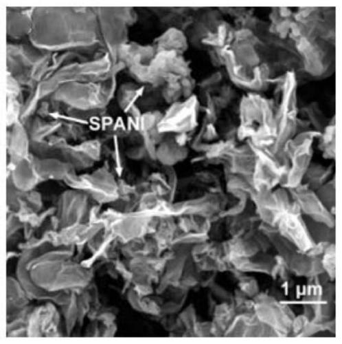 Polyaniline functionalized graphene conductive ink and preparation method thereof