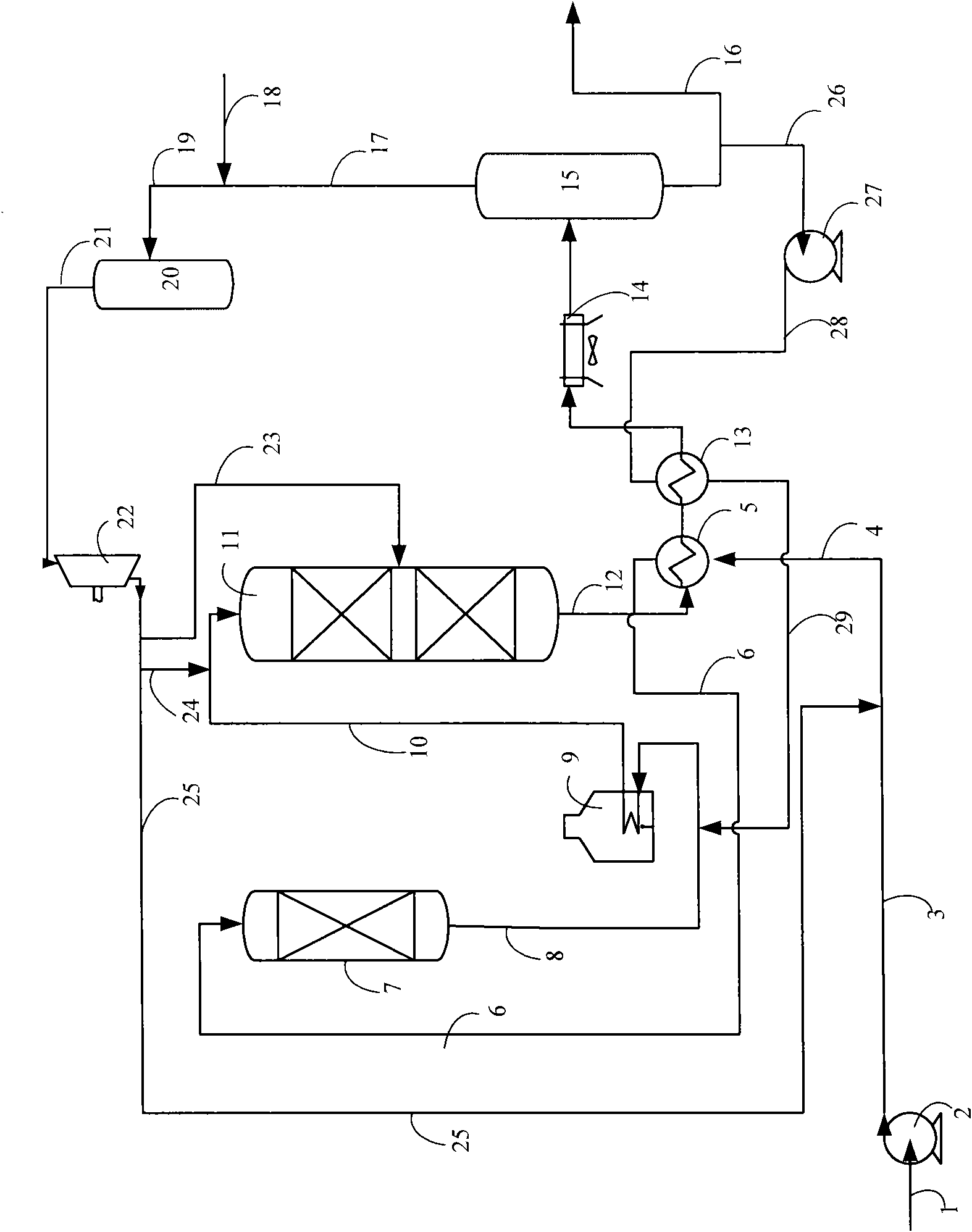 Hydrogenation and refining method of gasoline with poor quality