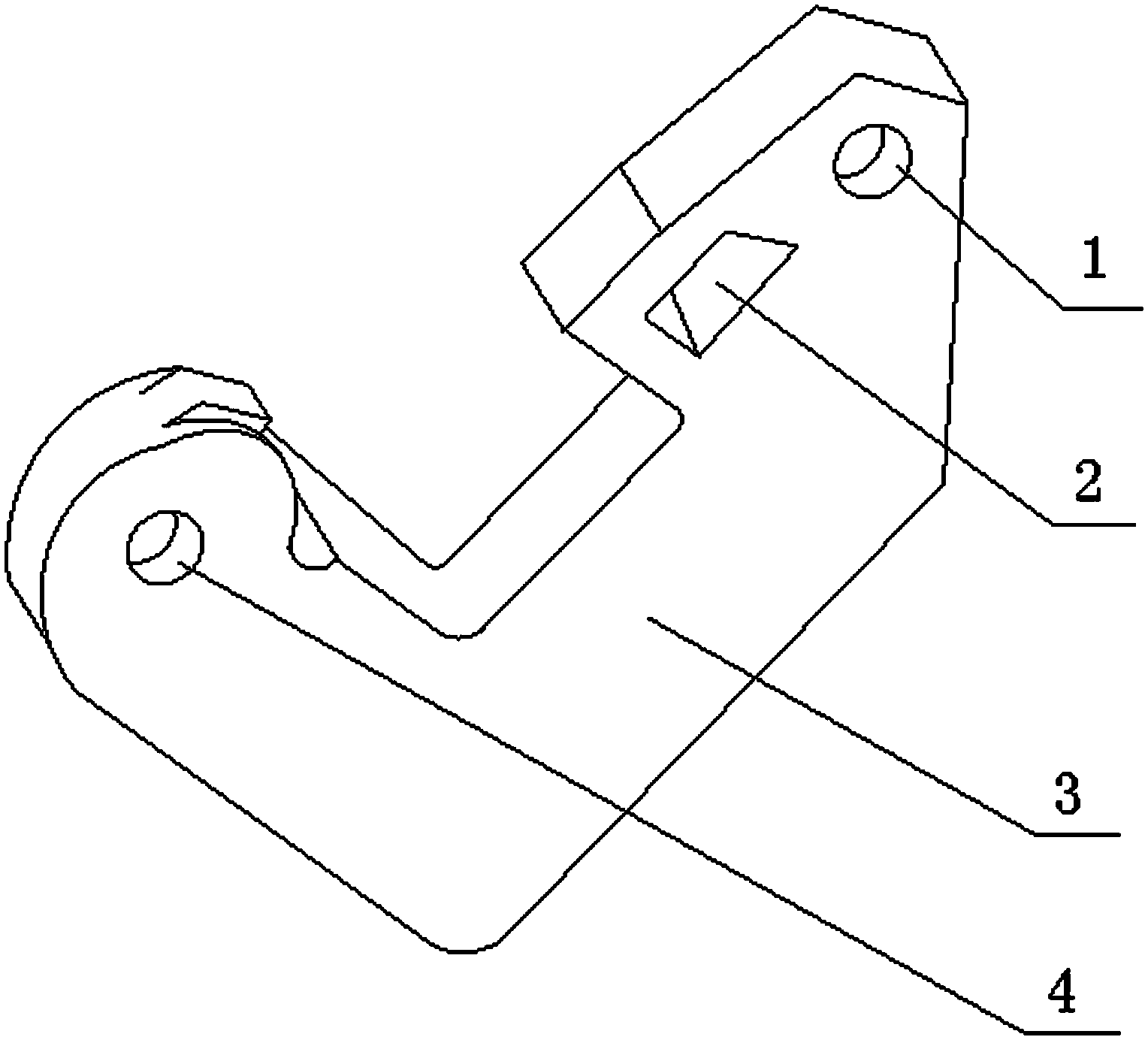 Manufacturing method of hook body of large hook for polar region drilling machine