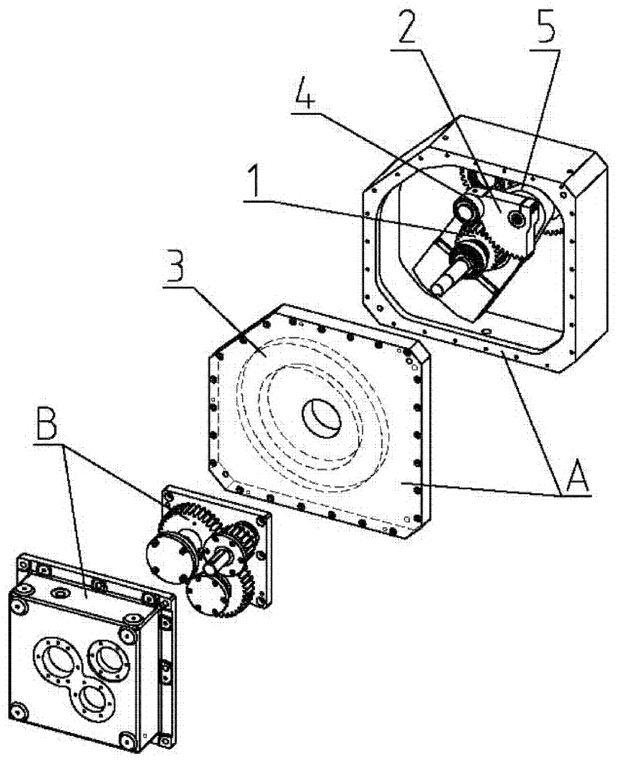 Variable transmission paper feed mechanism for die-cutting machine