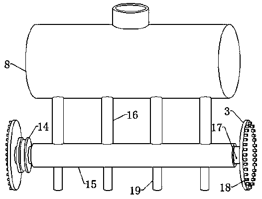 Ploughing machinery for field interplanting of orchard in growing period