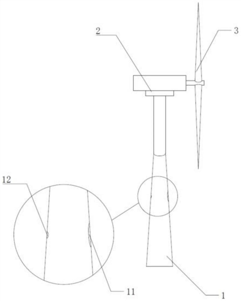 Rail-mounted transportation device applied to wind power station