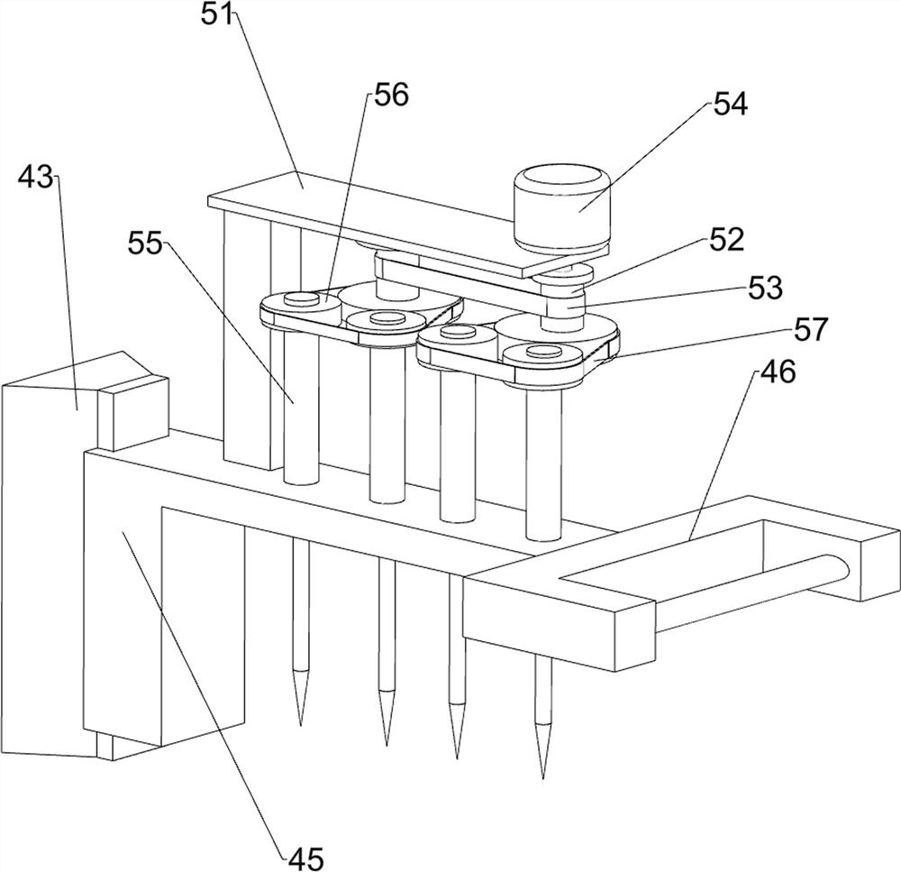 Wood stick punching equipment for furniture production